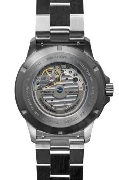 Preview: Bauhaus Aviation Herrenuhr Automatik mit 60h Gangreserve und Titan-Gliederarmband